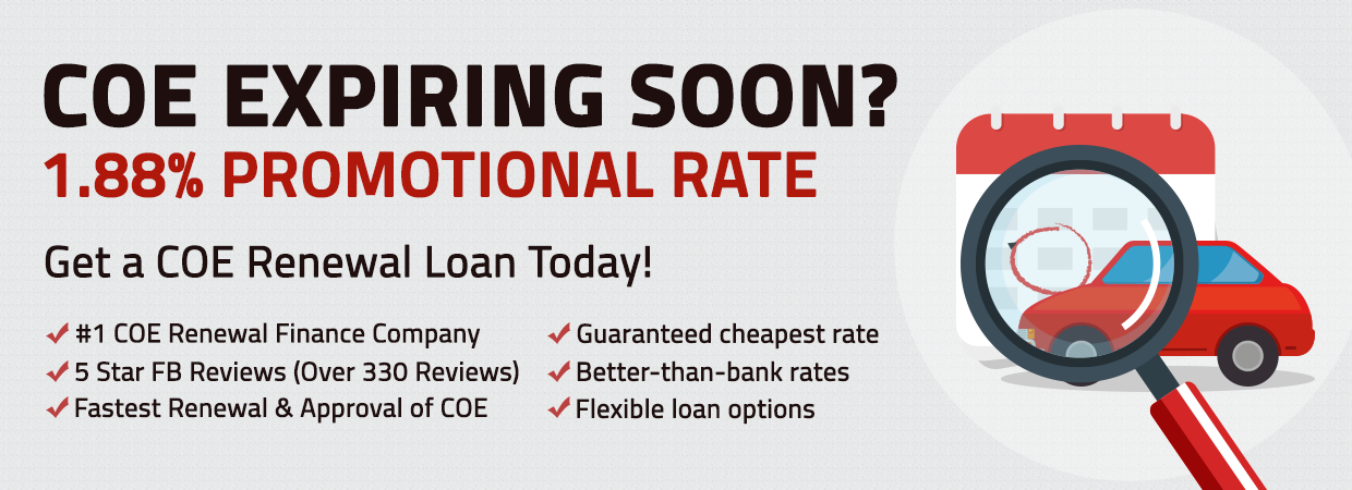 Renewcoe SG - 1.88% COE Promotional Rate