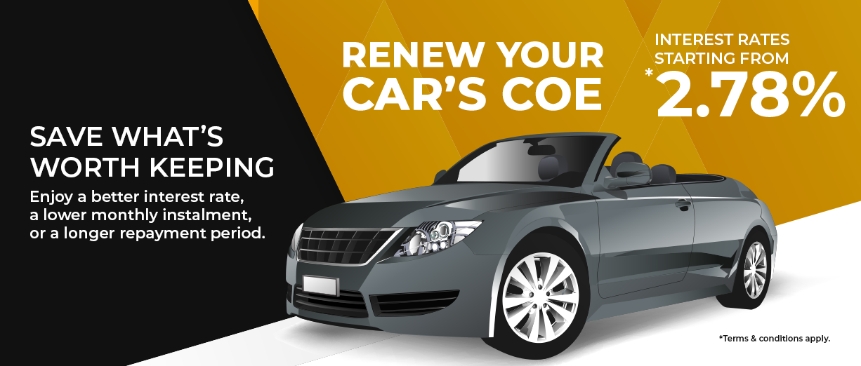 COE Renewal Loan Singapore